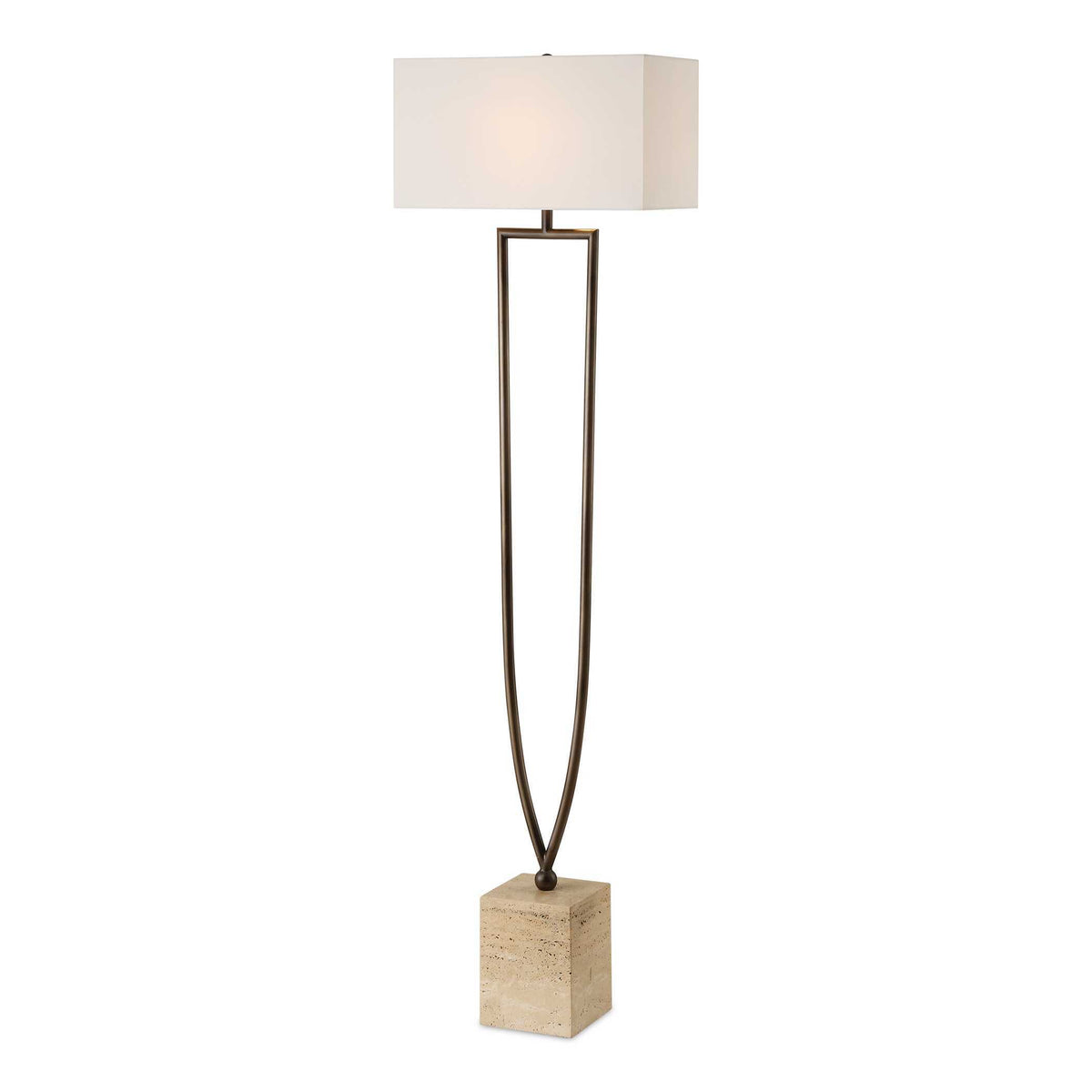 Fork In The Road Floor Lamp - Dark Brown by Uttermost - View 1
