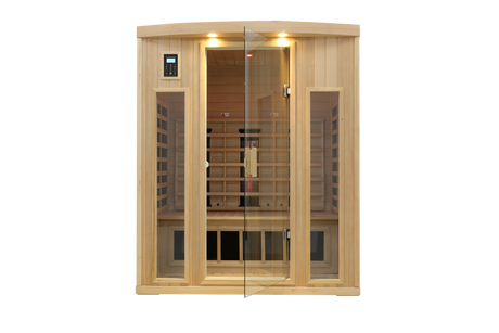 Home Low EMF Far Infrared Sauna – Canadian Eastern Hemlock | Health & Wellness Benefits - sold by Home Elegance USA