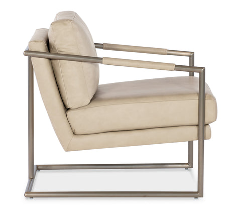 Moody Metal Chair - Beige by Hooker Furniture - View 3