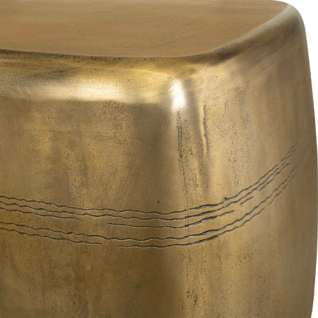 Saguaro Indoor-Outdoor Side Table - Gold by Uttermost - View 5