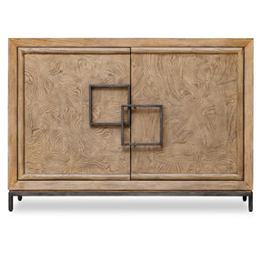Paltrow Burl 2 Door Cabinet Woodtone - Light Brown by Uttermost - View 1