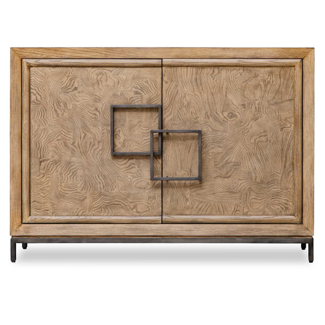 Paltrow Burl 2 Door Cabinet Woodtone - Light Brown by Uttermost - View 1
