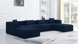 Cube - Modular Sectional 6 Piece - Navy - Modern & Contemporary - 630Navy - Sec6B - Home Elegance USA - 3