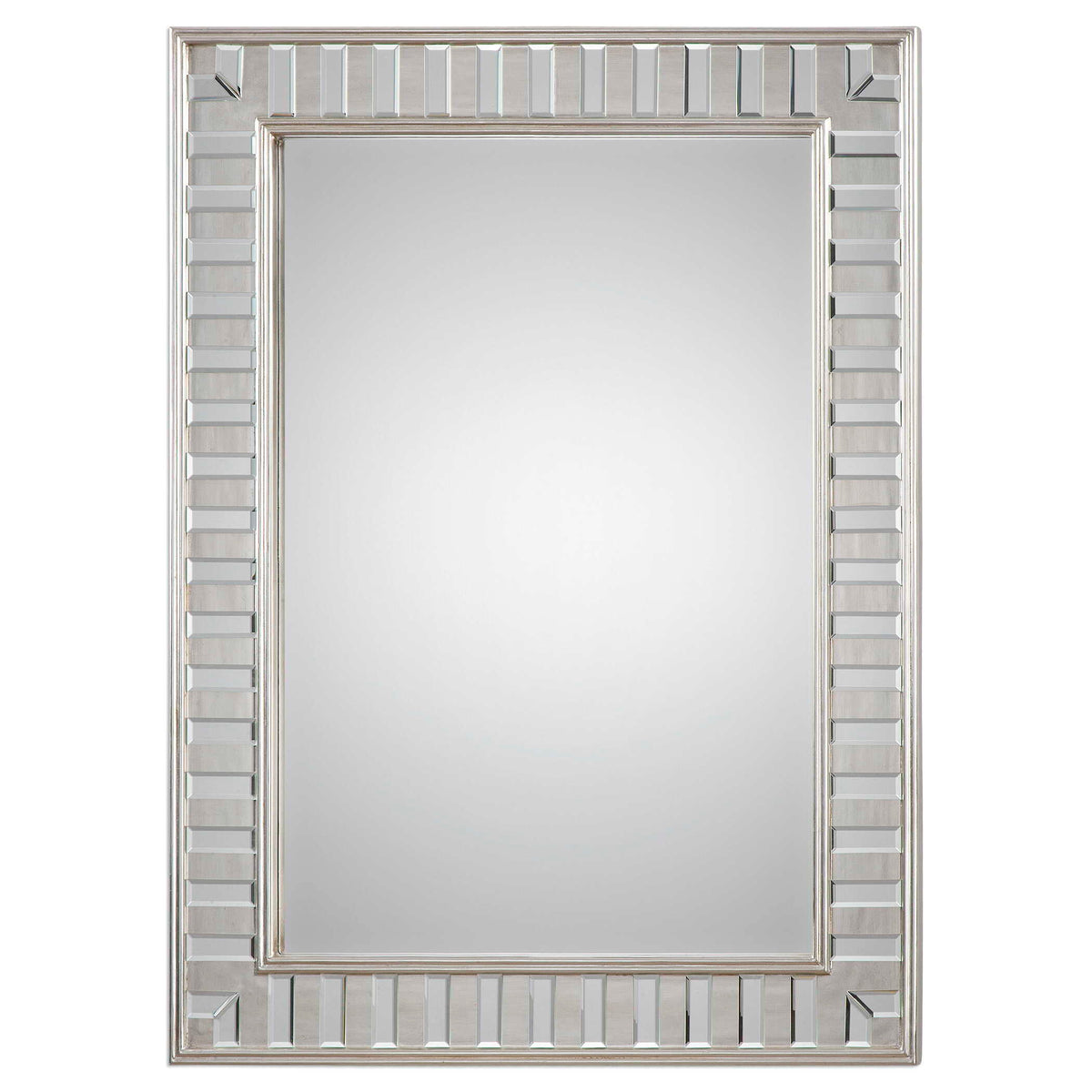 Lanester Leaf Mirror - Silver by Uttermost - View 1