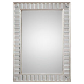 Lanester Leaf Mirror - Silver by Uttermost - View 1