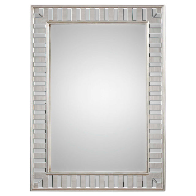 Lanester Leaf Mirror - Silver by Uttermost - View 1