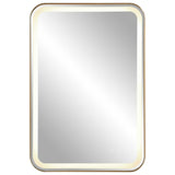 Crofton Vanity Mirror Gold & Silver - Gold / Silver by Uttermost - View 1