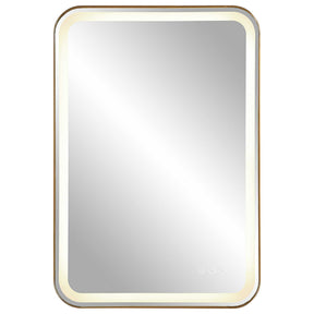 Crofton Vanity Mirror Gold & Silver - Gold / Silver by Uttermost - View 1