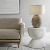 Cyprien Table Lamp Gray White - Dark Gray / White by Uttermost - View 2