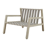 Strapped Outdoor Lounge Chair - Light Brown / Light Gray by Uttermost - View 12