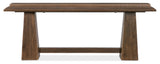 Driftwood Flip-Top Console Table Medium Wood - Dark Brown by Hooker Furniture - View 10