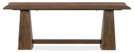 Driftwood Flip-Top Console Table Medium Wood - Dark Brown by Hooker Furniture - View 10