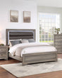 Elegant Modern 1pc Eastern King Size Bed Horizontal Tufting Headboard Espresso Finish Bedroom Furniture