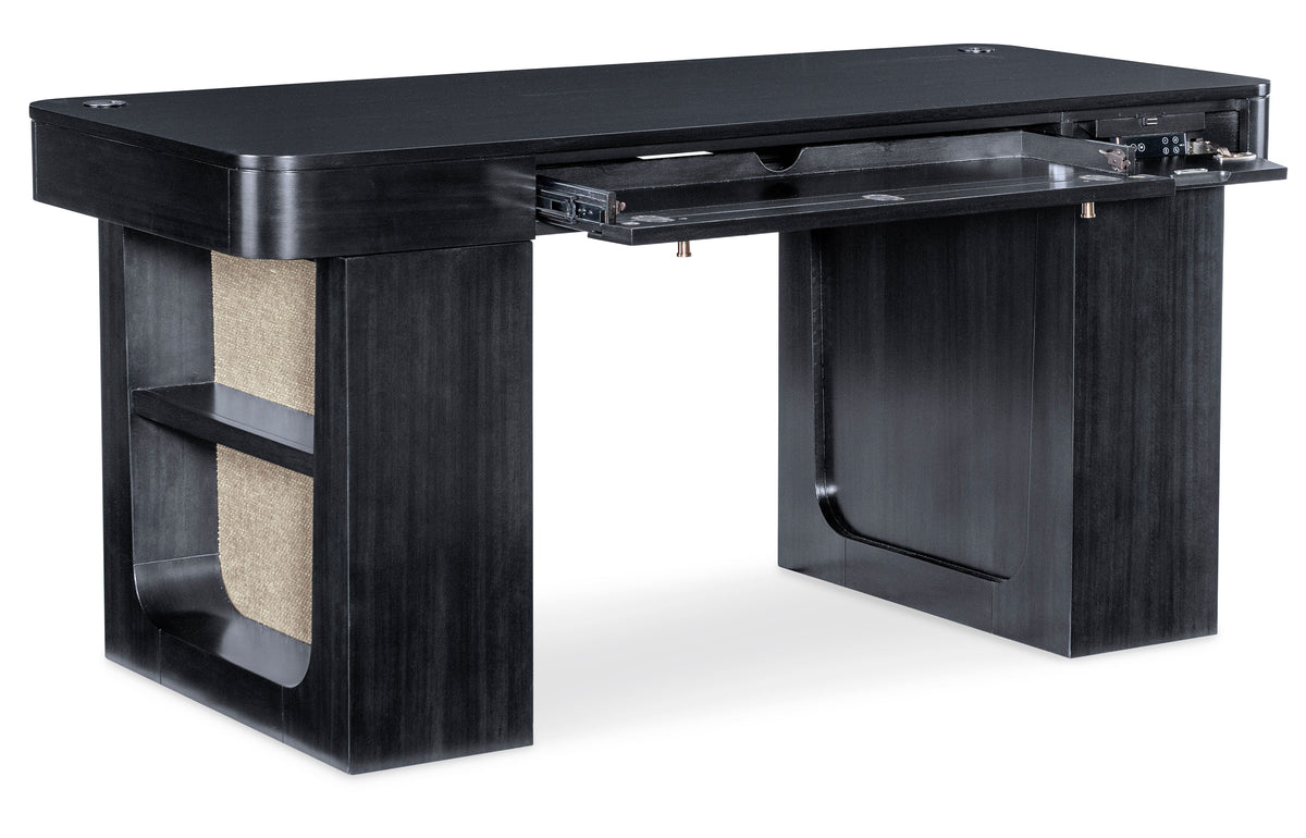 Adjustable-Height Desk - Black by Hooker Furniture - View 9