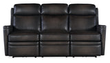 Hamilton Power Sofa With Power Headrest - Dark Brown / Dark Gray by Hooker Furniture - View 7
