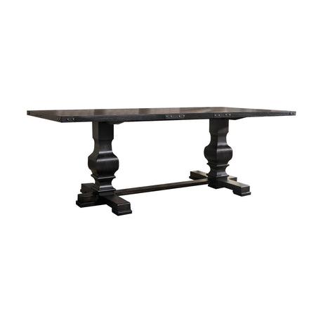 Morland Vintage Black Finish 7 PCs Dining Room Set - sold by Home Elegance USA
