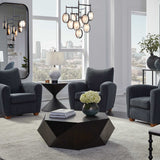 Teddy Slate Accent Chair - Dark Gray by Uttermost - View 4