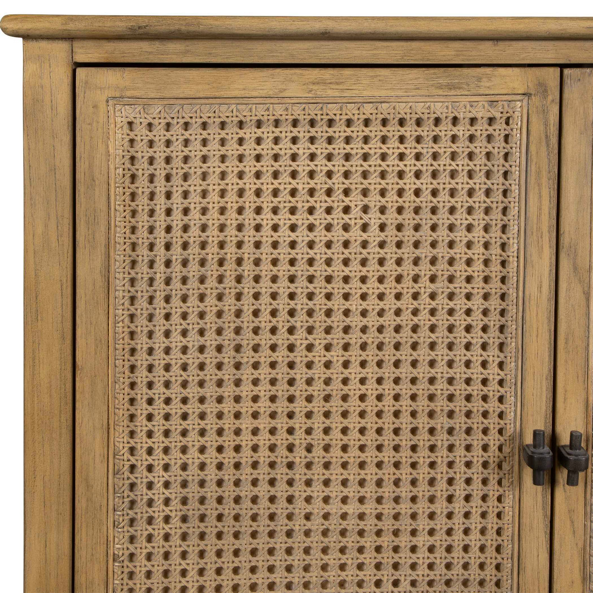 Coast 2 Door Rattan Cabinet Woodtone - Light Brown by Uttermost - View 8