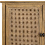 Coast 2 Door Rattan Cabinet Woodtone - Light Brown by Uttermost - View 8