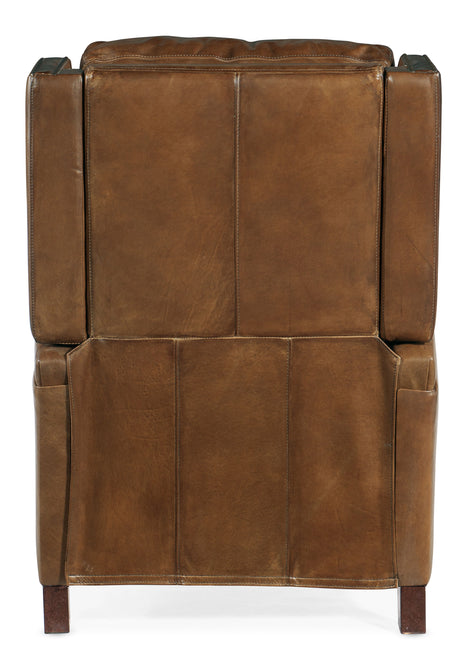 Collin Manual Push Back Recliner - Dark Brown by Hooker Furniture - View 3
