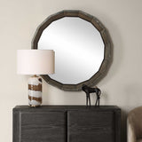 Neve Round Mirror - Bronze by Uttermost - View 2