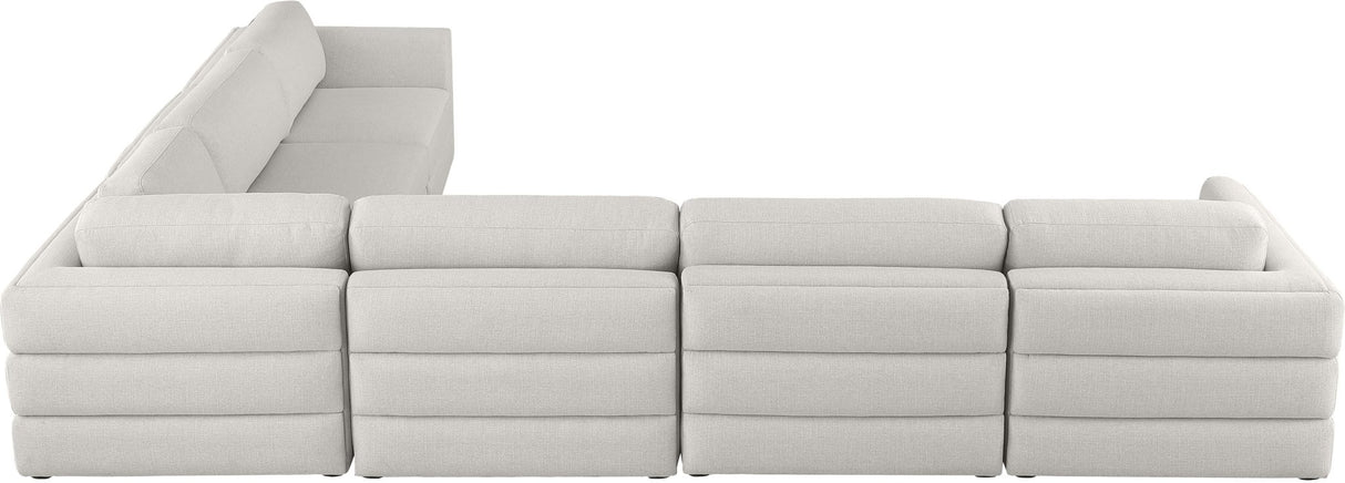 Beckham - Modular Sectional 6 Piece - Beige | Home Elegance USA