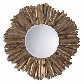 Hemani Antique Gold Mirror by Uttermost - View 1