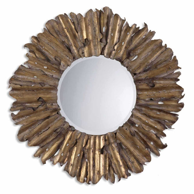 Hemani Antique Gold Mirror by Uttermost - View 1