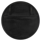 Sele Oversized Round Mirror - Black by Uttermost - View 6