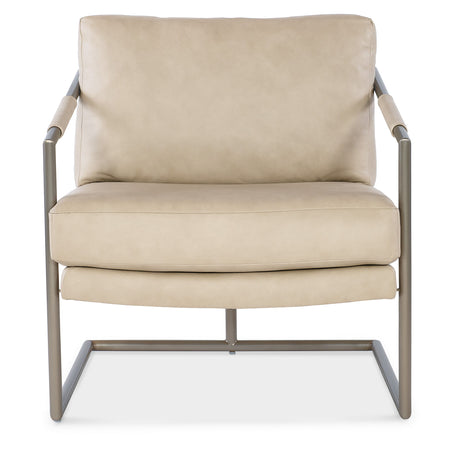 Moody Metal Chair - Beige by Hooker Furniture - View 4