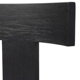 Idris Armless Chair White & Black - White / Black by Uttermost - View 8
