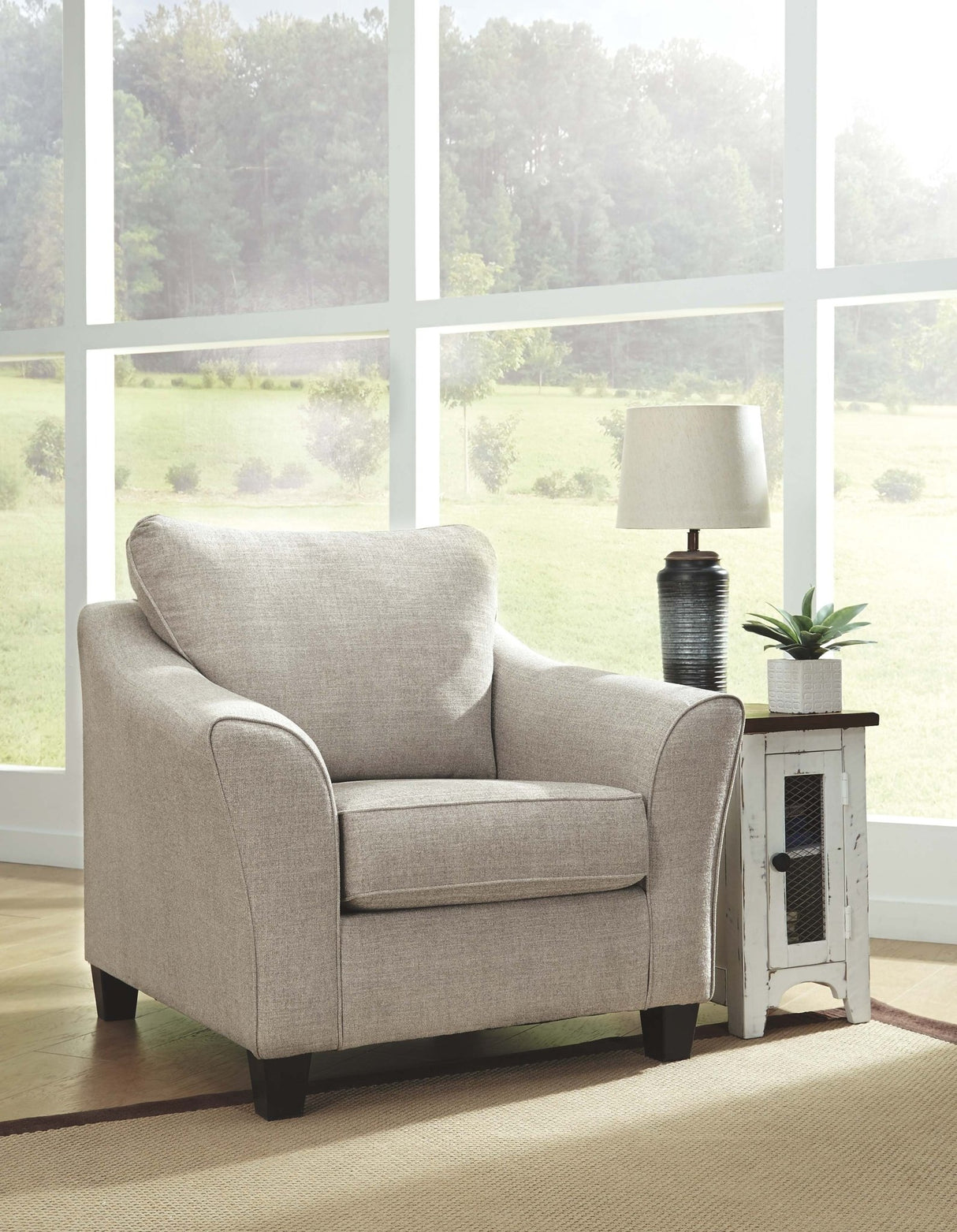 Abney - Driftwood - 4 Pc. - Sofa Chaise, Chair, Ottoman, Accent Chair | Ashley | Home Elegance USA