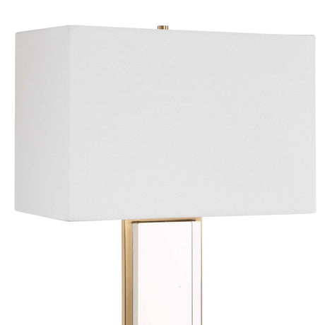 Stambaugh Crystal Table Lamp - Gold by Uttermost - View 6