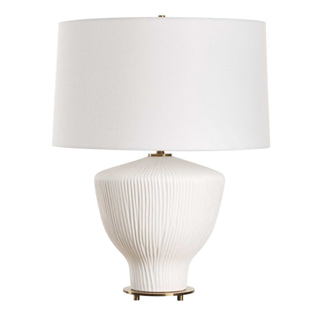 Maisie White Table Lamp by Uttermost - View 4