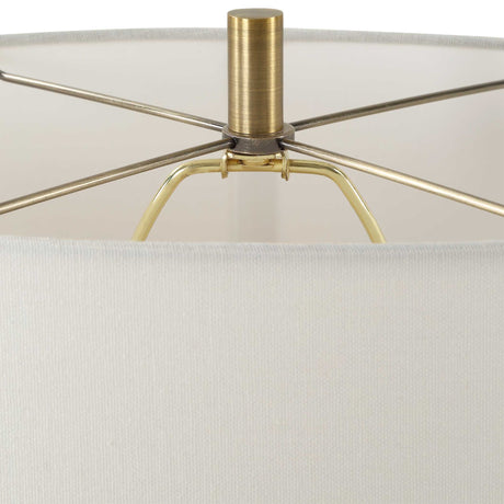 Promenade White Table Lamp by Uttermost - View 6