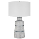 Breton Nautical Stripe Table Lamp - White by Uttermost - View 4
