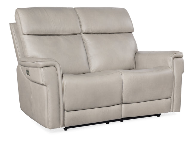 Lyra Zero Gravity Power Loveseat With Power Headrest - Light Gray by Hooker Furniture - View 1