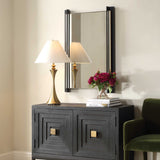 Cunene Industrial Wall Mirror - Black by Uttermost - View 2