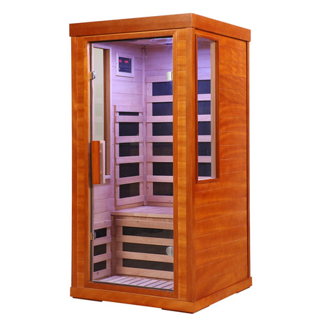 Home dry infrared  sauna  red light 1person - sold by Home Elegance USA