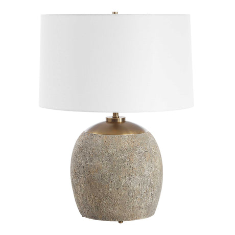 Raylan Textured Table Lamp - Gray by Uttermost - View 4
