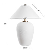 Merriton Matt White Table Lamp by Uttermost - View 7