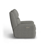 Rio Transitional Fabric Power Rocking Recliner With Power Headrest | Flexsteel