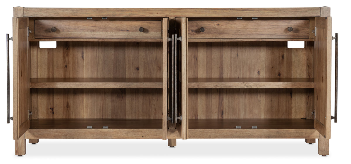 Vineyard Row Buffet - Light Brown by Hooker Furniture - View 8