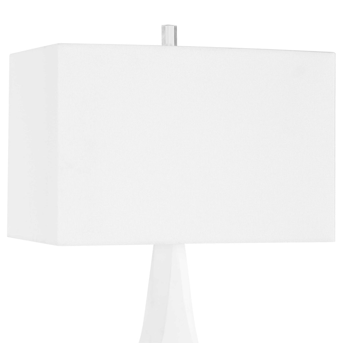 Mayme Table Lamp - White by Uttermost - View 7