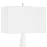 Mayme Table Lamp - White by Uttermost - View 7