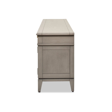 Dauphin 71' TV Stand Storage Display Console Table, Grey Cashmere Wood - sold by Home Elegance USA