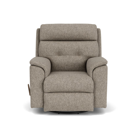 Mason Transitional Fabric Swivel Gliding Recliner | Flexsteel