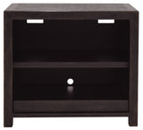 Driftwood Open Shelf Cabinet Burnt Timber - Dark Brown by Hooker Furniture - View 2