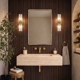 Burton Indoor-Outdoor Mirror Brass - Gold by Uttermost - View 2