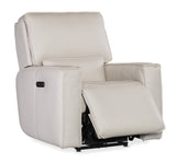 Miles Zero Gravity Power Recliner With Power Headrest - White by Hooker Furniture - View 6